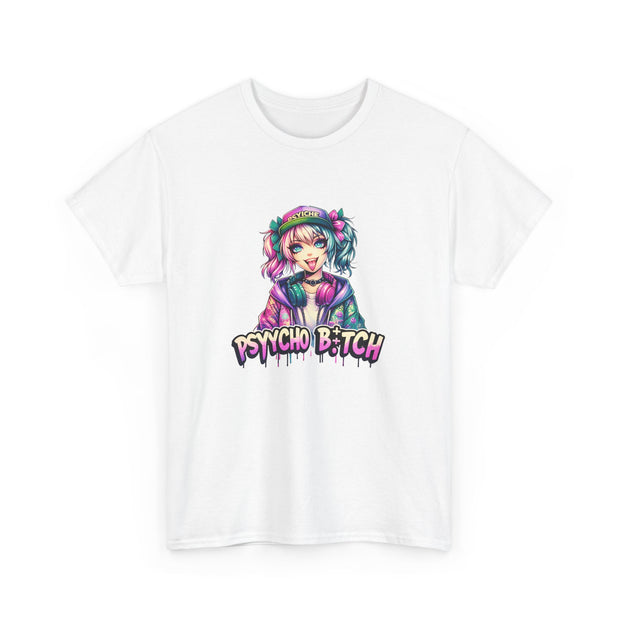 Graffiti Anime Girls Unisex Heavy Cotton Tee