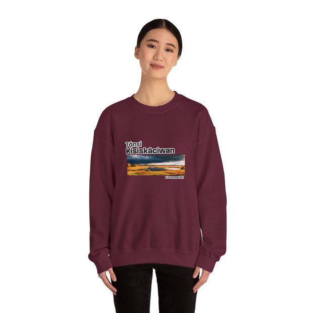 Tánsi Cree Saskatchewan Unisex Heavy Blend™ Crewneck Sweatshirt