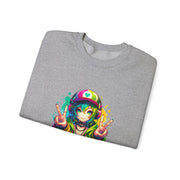 Graffiti Anime Girls Unisex Heavy Blend™ Crewneck Sweatshirt