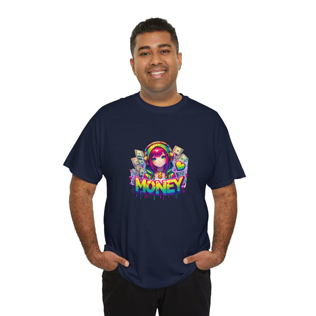 Graffiti Anime Girls Unisex Heavy Cotton Tee