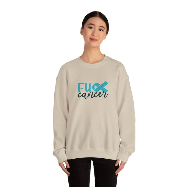 Fuck Cancer Unisex Heavy Blend™ Crewneck Sweatshirt