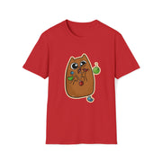 Christmas cat Unisex Softstyle T-Shirt