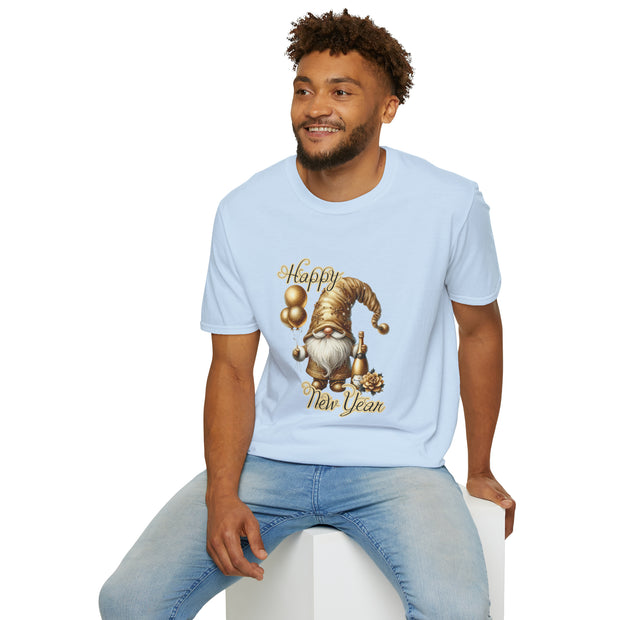 Gnome New Year Unisex Softstyle T-Shirt