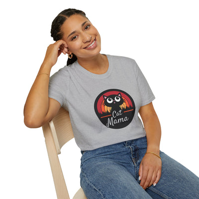 Cat Mama Unisex Softstyle T-Shirt