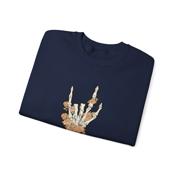 Rockin this Mom Life Unisex Heavy Blend™ Crewneck Sweatshirt