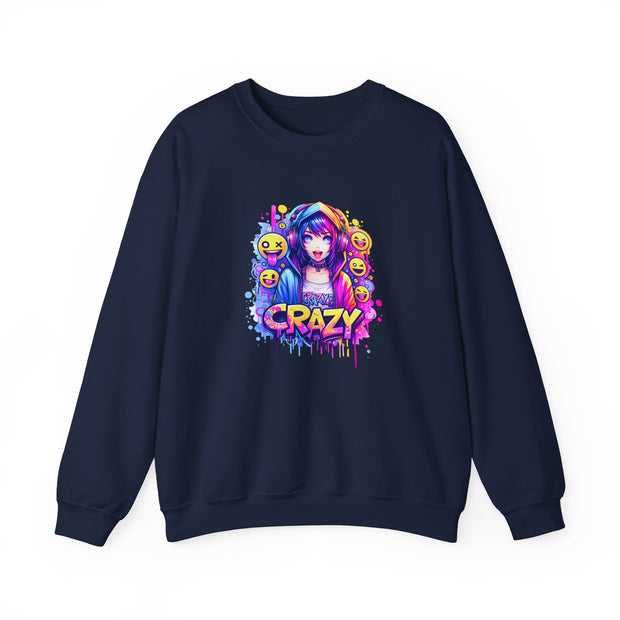 Graffiti Anime Girls Unisex Heavy Blend™ Crewneck Sweatshirt