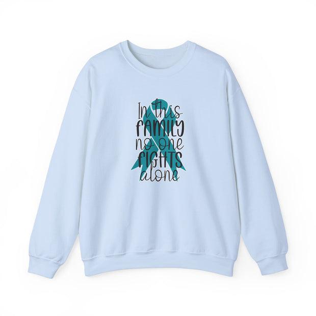 In this Family Support Unisex Heavy Blend™ Crewneck Sweatshirt
