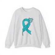 Teal Ribbon Unisex Heavy Blend™ Crewneck Sweatshirt