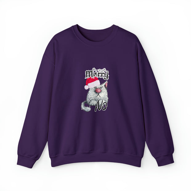Christmas cat Unisex Heavy Blend™ Crewneck Sweatshirt