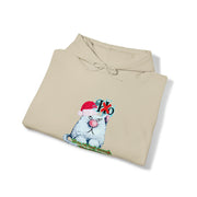 Christmas cat Unisex Heavy Blend™ Hooded Sweatshirt