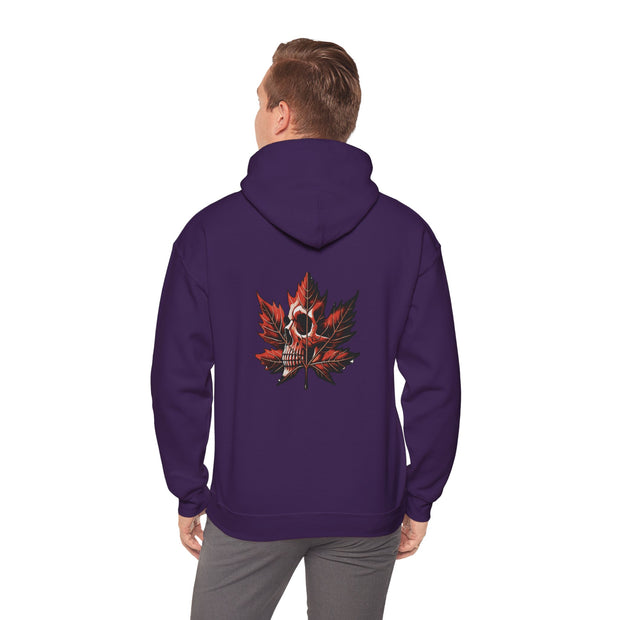 Maple Leaf Skull Unisex Heavy Blend™ Hooded Sweatshirt