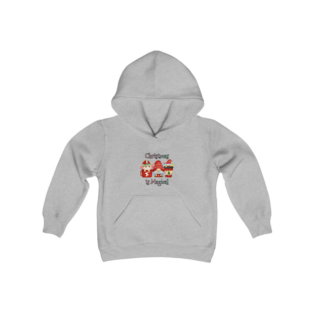 Christmas Gnome Youth Heavy Blend Hooded Sweatshirt