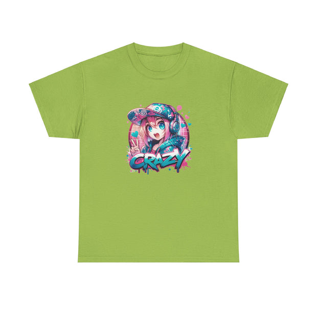 Graffiti Anime Girls Unisex Heavy Cotton Tee