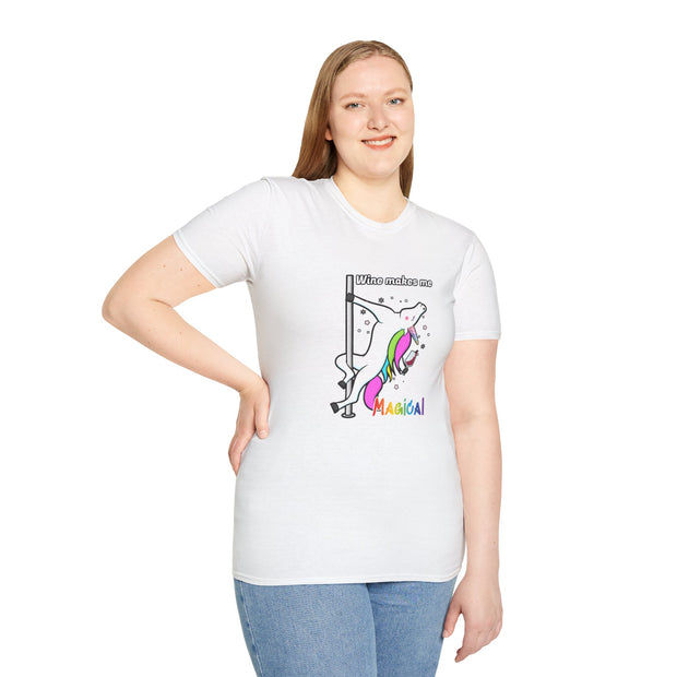 Unicorn Wine Unisex Softstyle T-Shirt