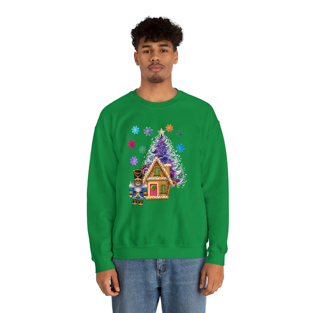 Gnome Nutcracker Unisex Heavy Blend™ Crewneck Sweatshirt