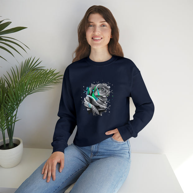 Rose Unisex Heavy Blend™ Crewneck Sweatshirt