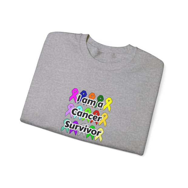 Cancer Survivor Unisex Heavy Blend™ Crewneck Sweatshirt