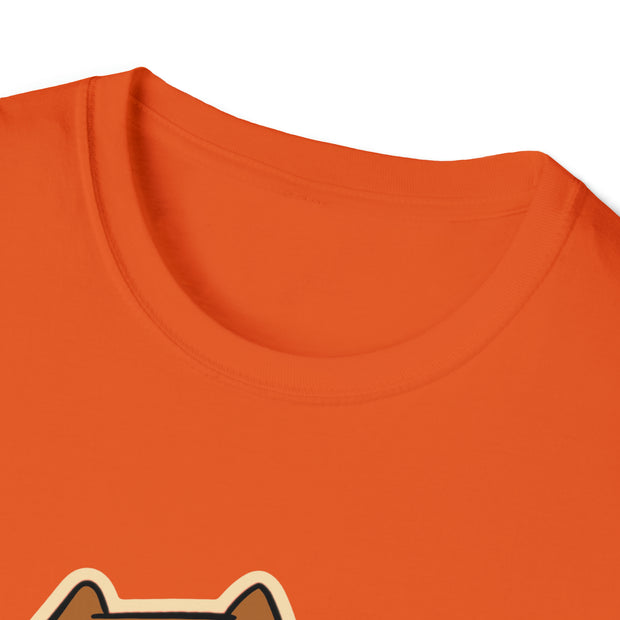 Christmas cat Unisex Softstyle T-Shirt