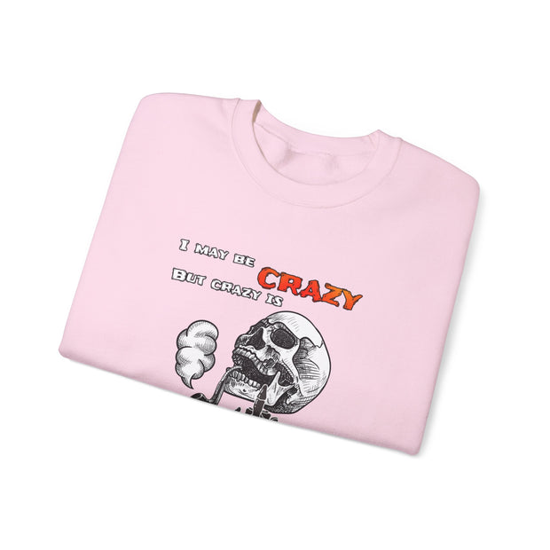 Crazy Skull Unisex Heavy Blend™ Crewneck Sweatshirt
