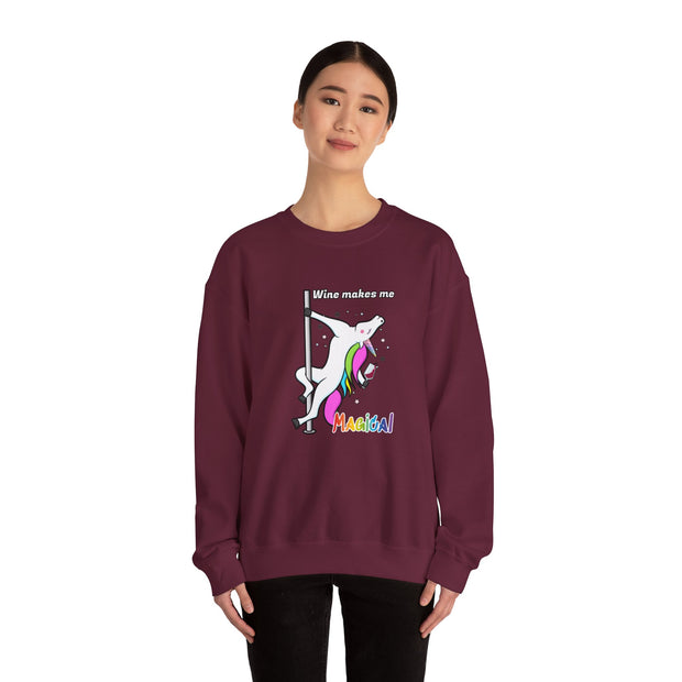 Unicorn Wine Unisex Heavy Blend™ Crewneck Sweatshirt