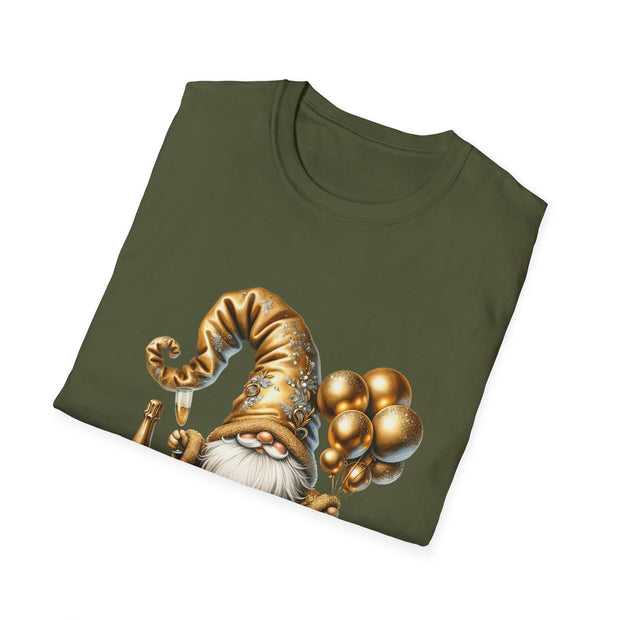 New Year Gnome Unisex Softstyle T-Shirt