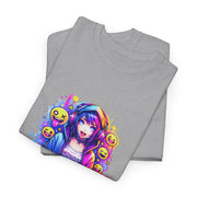 Graffiti Anime Girls Unisex Heavy Cotton Tee