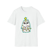 Christmas cat Unisex Softstyle T-Shirt