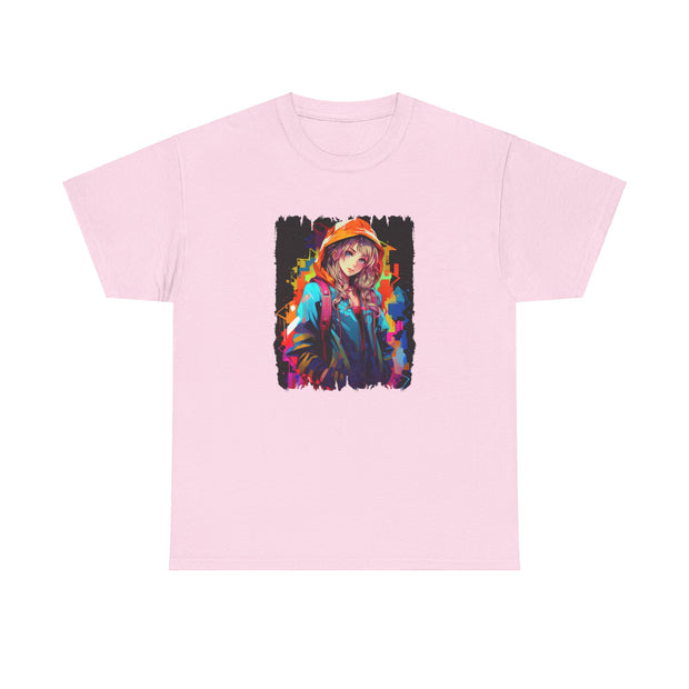 Graffiti Anime Girls Unisex Heavy Cotton Tee