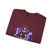 Anime Female Demon Unisex Heavy Blend™ Crewneck Sweatshirt
