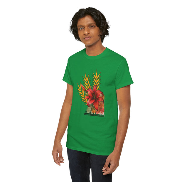 Saskatchewan Lily Unisex Heavy Cotton Tee