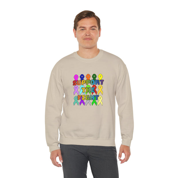 Support the Fight Unisex Heavy Blend™ Crewneck Sweatshirt