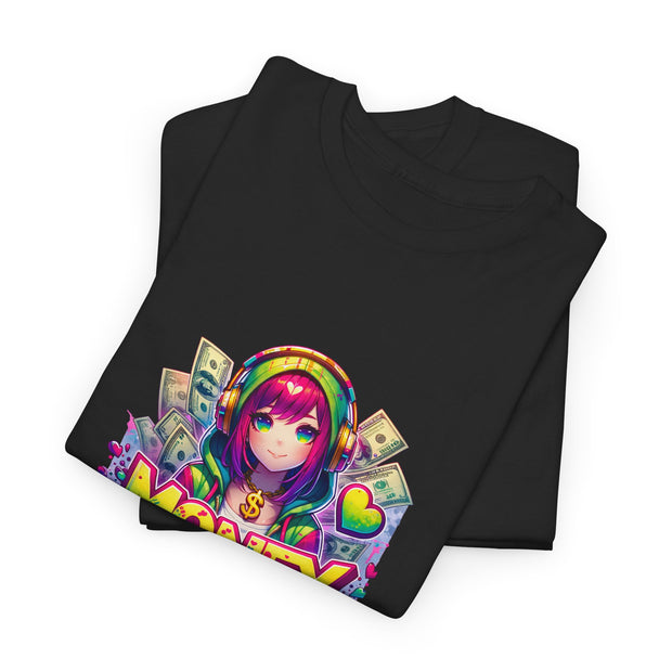 Graffiti Anime Girls Unisex Heavy Cotton Tee