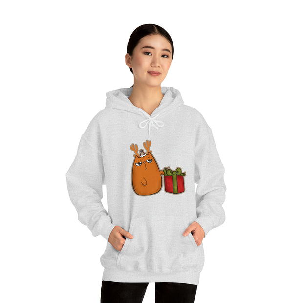Christmas cat Unisex Heavy Blend™ Hooded Sweatshirt