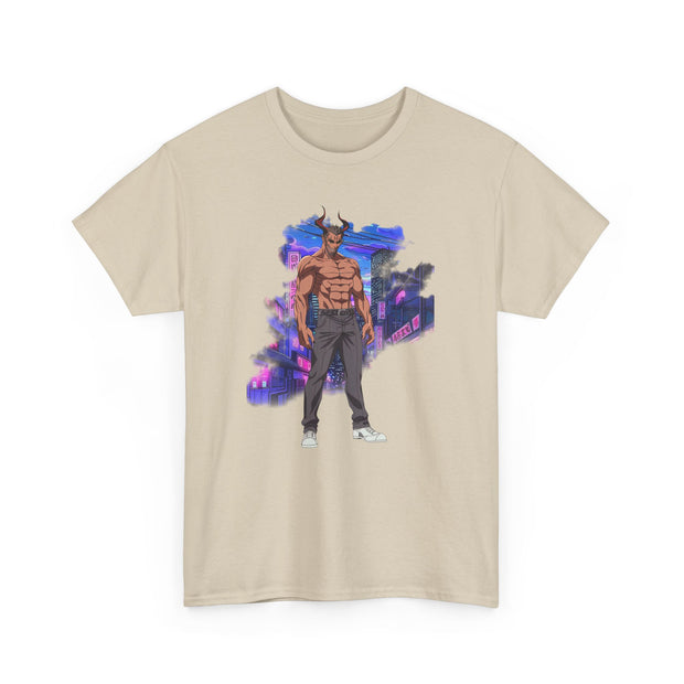 Anime Male Demon Unisex Heavy Cotton Tee