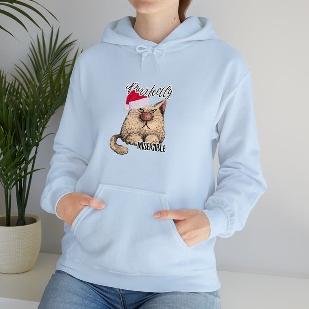 Christmas cat Unisex Heavy Blend™ Hooded Sweatshirt