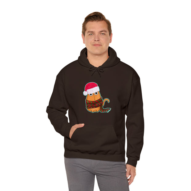 Christmas cat Unisex Heavy Blend™ Hooded Sweatshirt