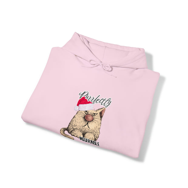 Christmas cat Unisex Heavy Blend™ Hooded Sweatshirt