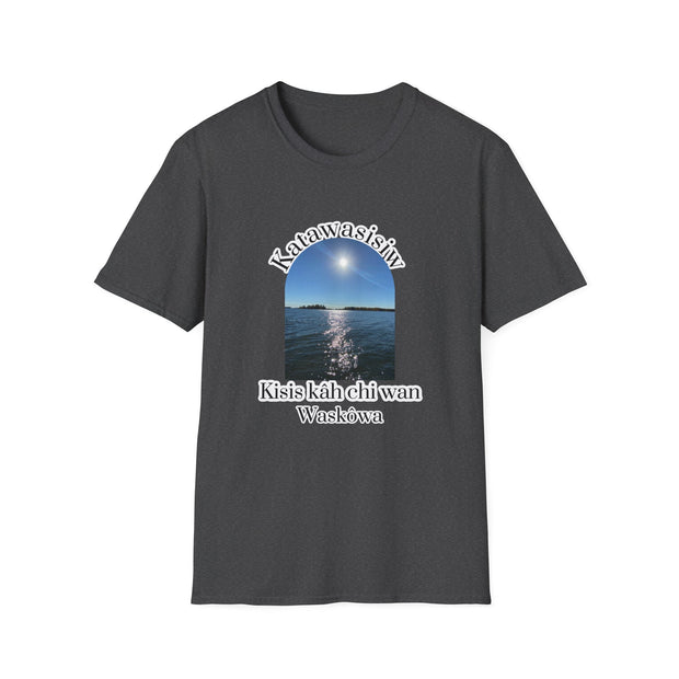 Cree Saskatchewan Skies Unisex Softstyle T-Shirt