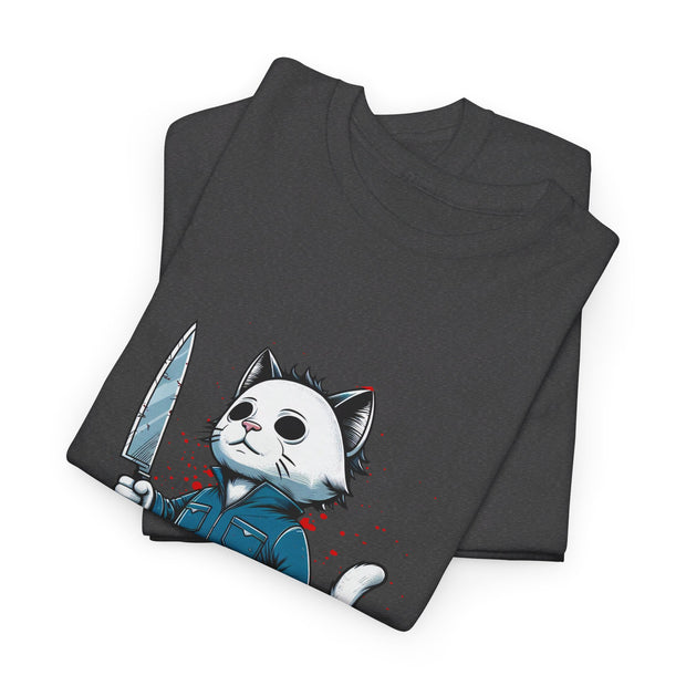 Horror Movie Cats Unisex Heavy Cotton Tee