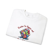 Rubik Cube Unisex Heavy Blend™ Crewneck Sweatshirt