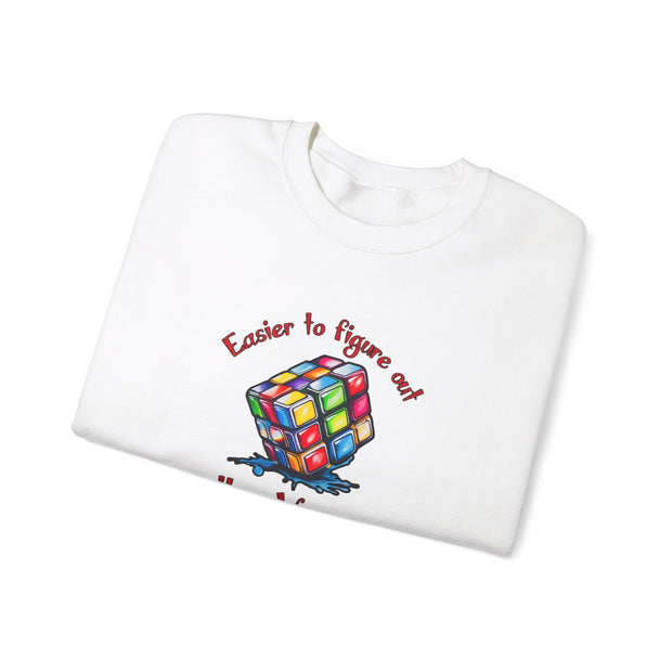 Rubik Cube Unisex Heavy Blend™ Crewneck Sweatshirt