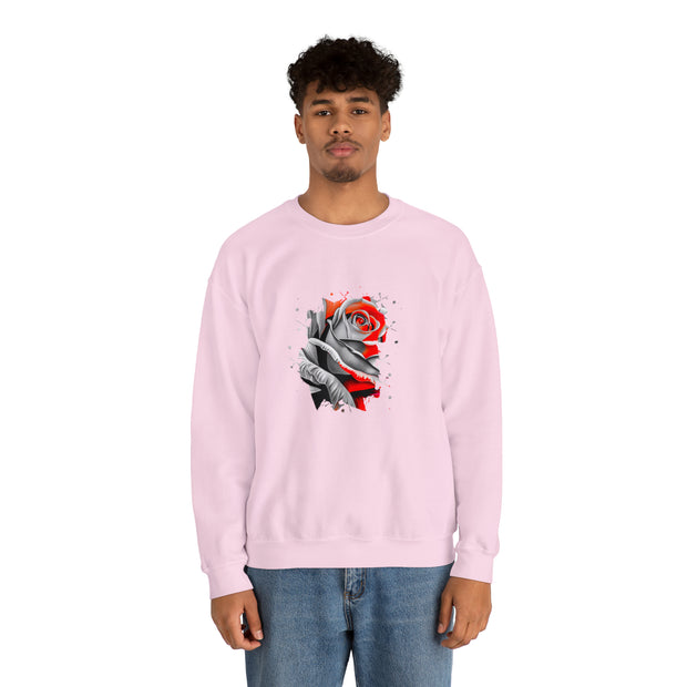 Rose Unisex Heavy Blend™ Crewneck Sweatshirt