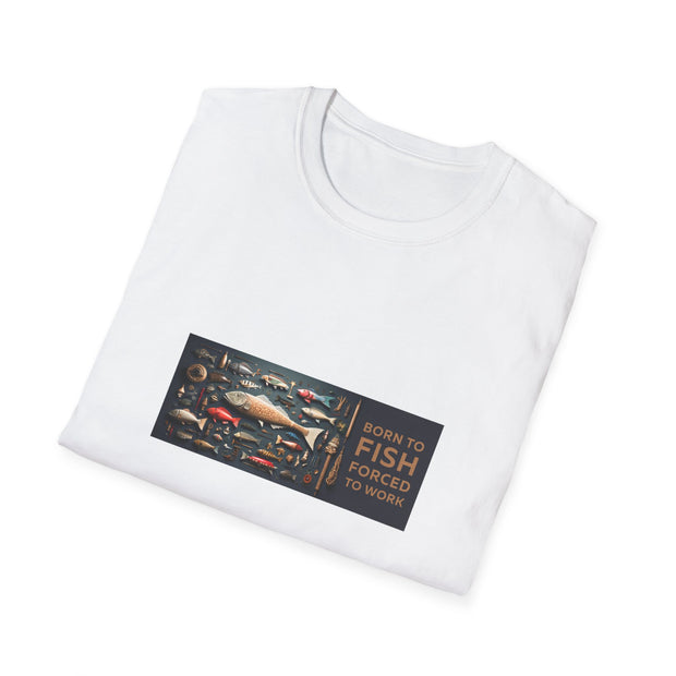 Born to Fish Unisex Softstyle T-Shirt