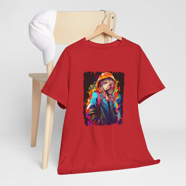 Graffiti Anime Girls Unisex Heavy Cotton Tee