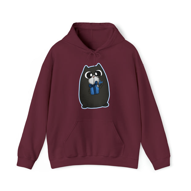 Christmas cat Unisex Heavy Blend™ Hooded Sweatshirt