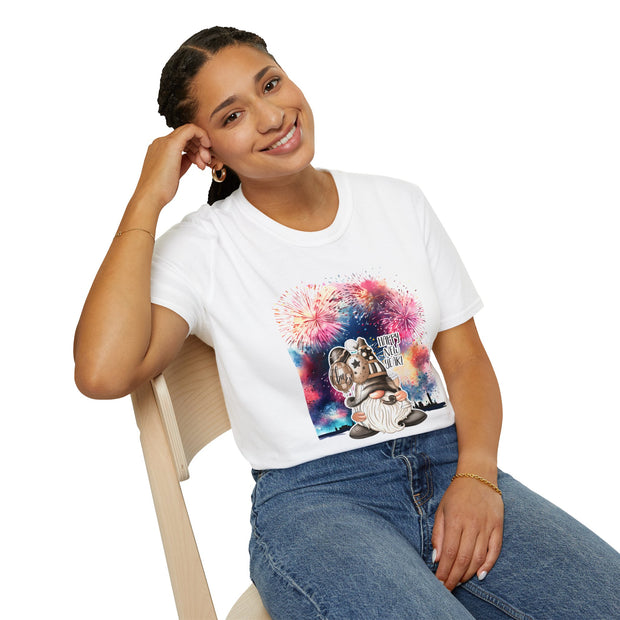 Gnome New Year Unisex Softstyle T-Shirt