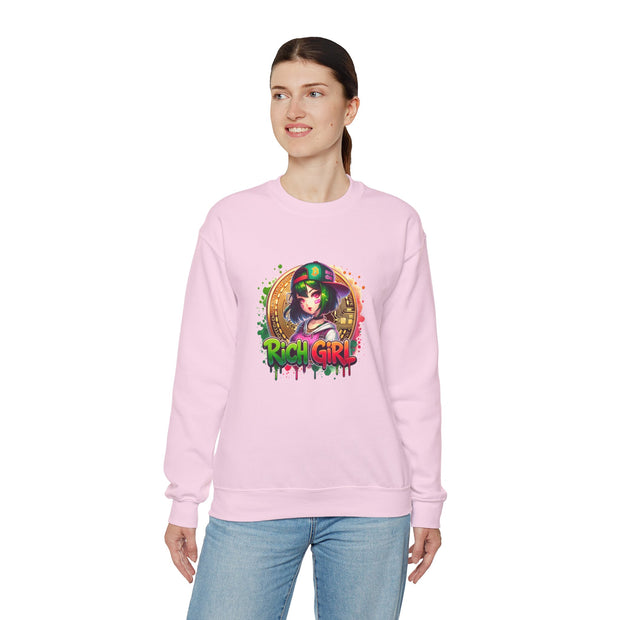 Graffiti Anime Girls Unisex Heavy Blend™ Crewneck Sweatshirt