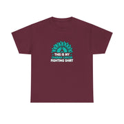 Ovarian cancer Unisex Heavy Cotton Tee