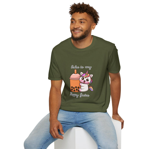 Unicorn Boba Unisex Softstyle T-Shirt