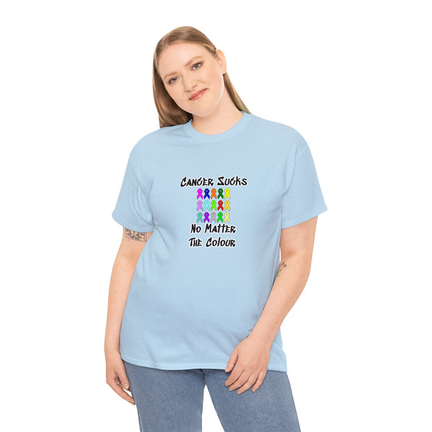 Cancer Sucks Unisex Heavy Cotton Tee
